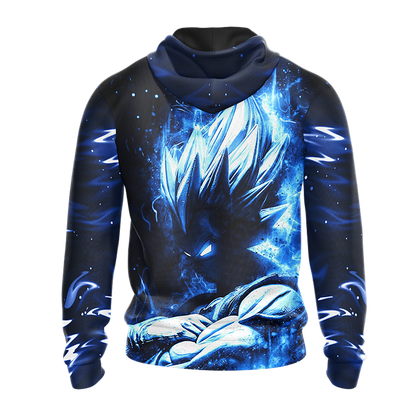 Dragon Ball Vegeta Unisex 3D T-shirt Zip Hoodie