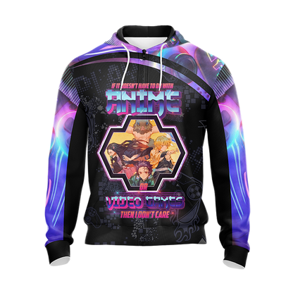 If it doesnt have to do with anime or video games then I dont care Demon Slayer Unisex 3D T-shirt Zip Hoodie Pullover Hoodie