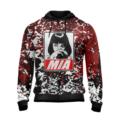 Pump Fiction Mia Wallace - I Have To Go Powder My Nose Unisex 3D T-shirt