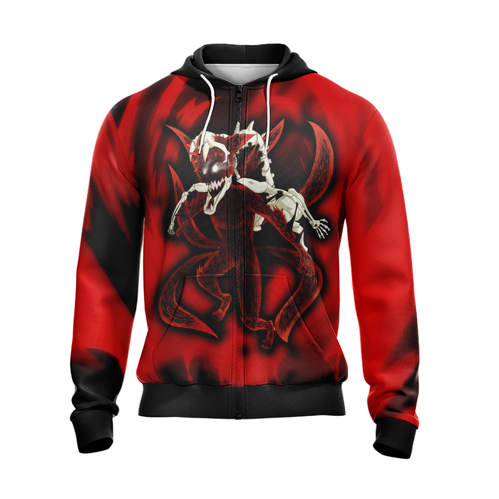 Naruto - Kyuubi 6 tails Unisex 3D T-shirt