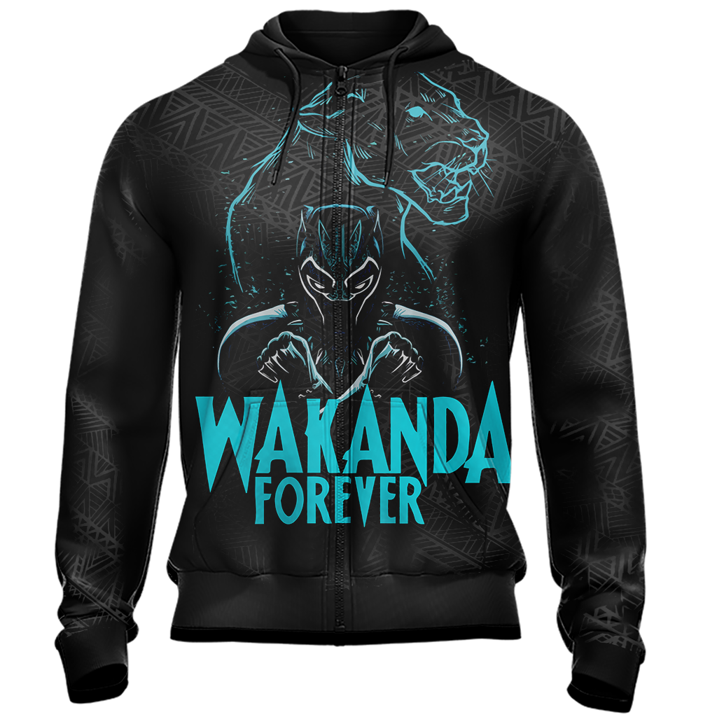 Black Panther - Wankada Forever Unisex 3D T-shirt   