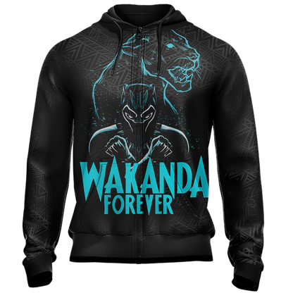 Black Panther - Wankada Forever Unisex 3D T-shirt   