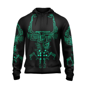 Legend of Zelda - Midna New Style Unisex Zip Up Hoodie   