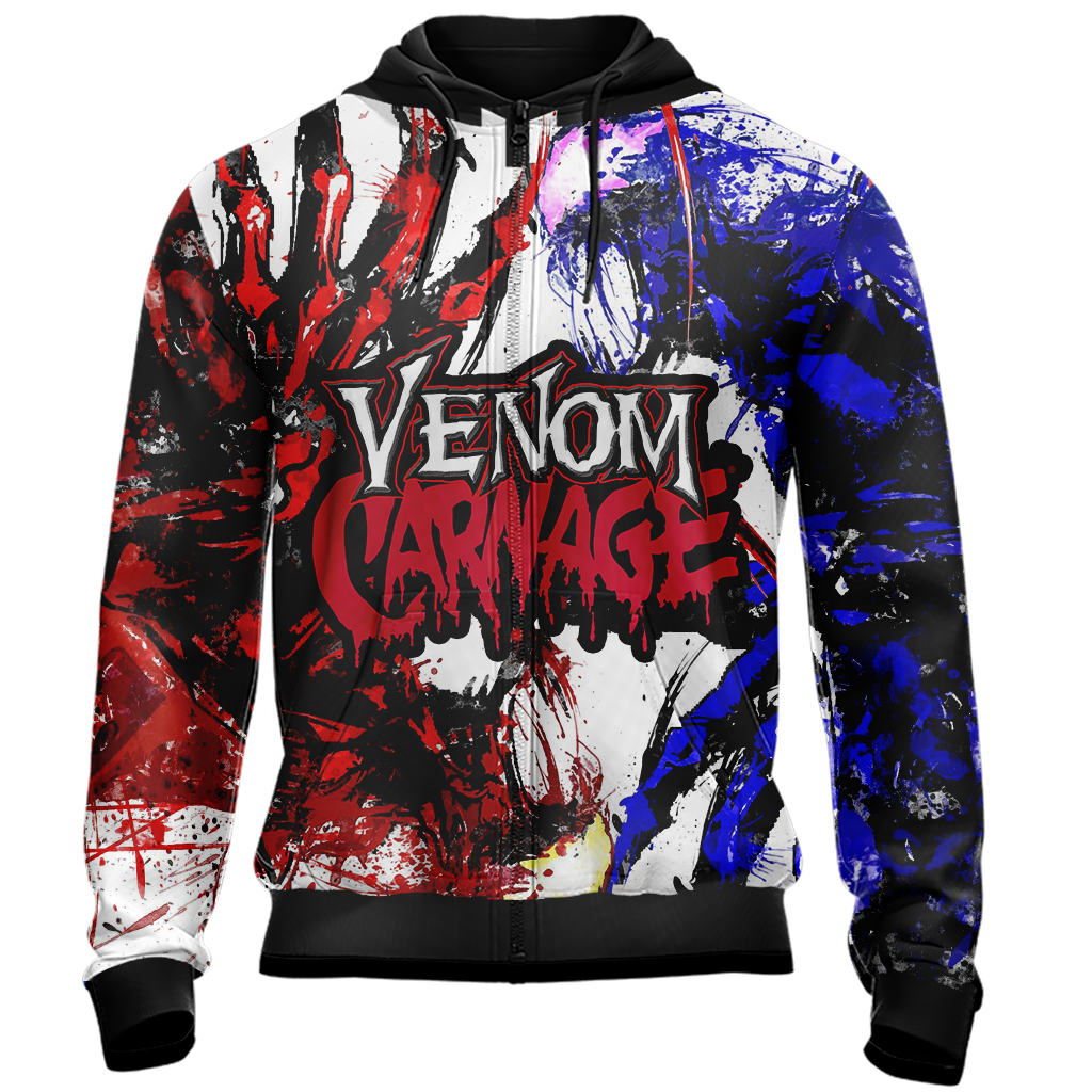 Venom and Carnage Unisex 3D T-shirt