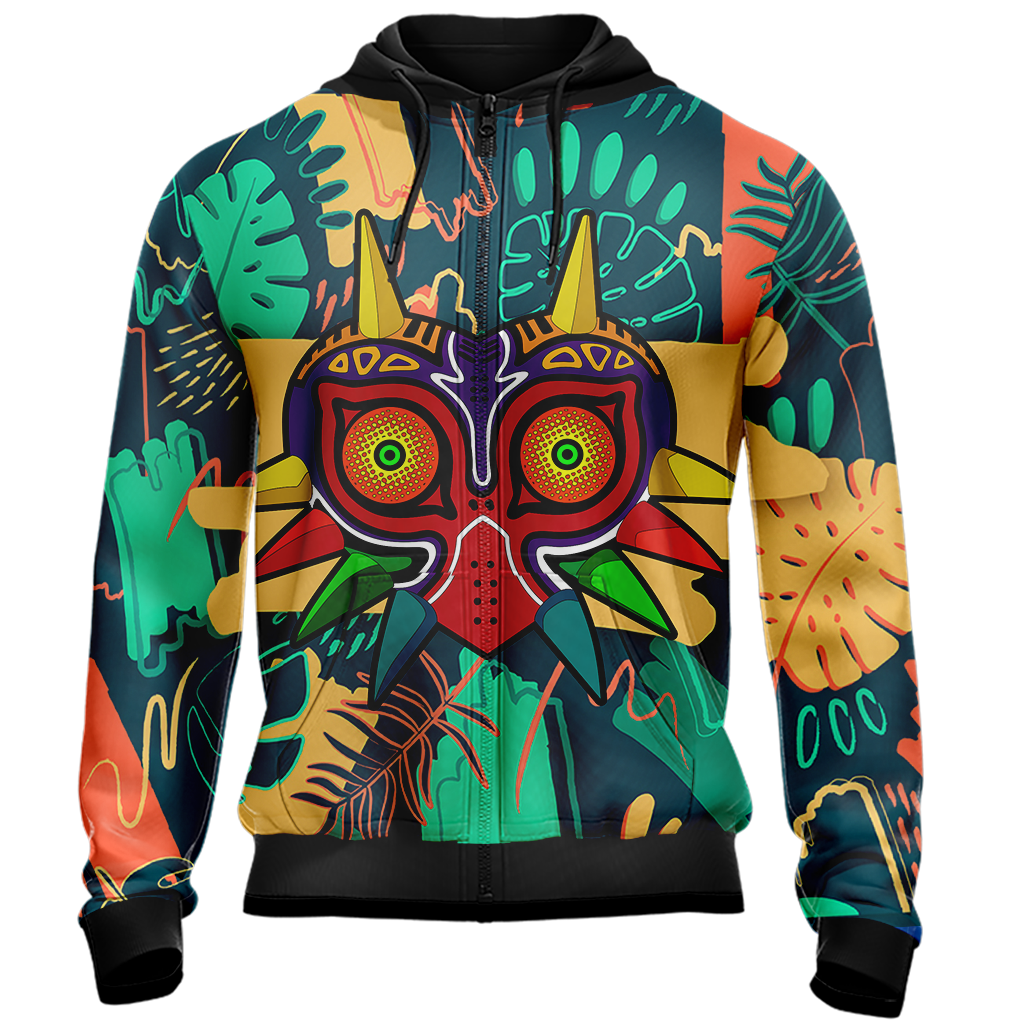 The Legend of Zelda - Majora's Mask Wood Unisex 3D T-shirt