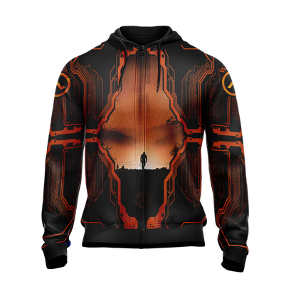 Half-Life Video Game Unisex 3D T-shirt