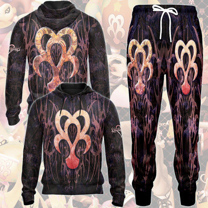 Kingdom Hearts Symbols Dream Eater Spirit Video Game All Over Printed T-shirt Tank Top Zip Hoodie Pullover Hoodie Hawaiian Shirt Beach Shorts Joggers