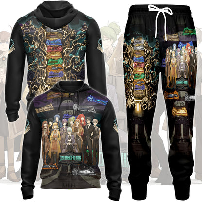 Library of Ruina Floor Symbols and Librarians Video Game All Over Printed T-shirt Tank Top Zip Hoodie Pullover Hoodie Hawaiian Shirt Beach Shorts Joggers