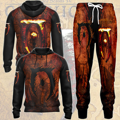 The Elder Scrolls IV: Oblivion Video Game All Over Printed T-shirt Tank Top Zip Hoodie Pullover Hoodie Hawaiian Shirt Beach Shorts Joggers