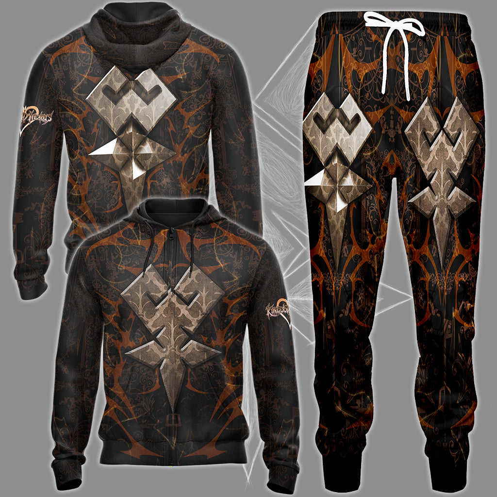 Kingdom Hearts Symbols Terra’s Mark Mark of Mastery Video Game All Over Printed T-shirt Tank Top Zip Hoodie Pullover Hoodie Hawaiian Shirt Beach Shorts Joggers