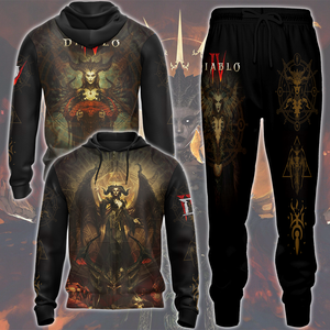 Diablo IV Video Game All Over Printed T-shirt Tank Top Zip Hoodie Pullover Hoodie Hawaiian Shirt Beach Shorts Joggers   