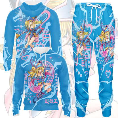 Yu-gi-oh! Dark Magician Girl Video Game All Over Printed T-shirt Tank Top Zip Hoodie Pullover Hoodie Hawaiian Shirt Beach Shorts Joggers