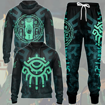 The Legend of Zelda The Zonai Video Game All Over Printed T-shirt Tank Top Zip Hoodie Pullover Hoodie Hawaiian Shirt Beach Shorts Joggers