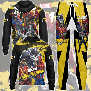 Marvel Rivals - Symbiote Bond Video Game All Over Printed T-shirt Tank Top Zip Hoodie Pullover Hoodie Hawaiian Shirt Beach Shorts Joggers   