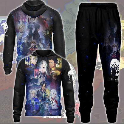 Fire Emblem Three Houses Video Game All Over Printed T-shirt Tank Top Zip Hoodie Pullover Hoodie Hawaiian Shirt Beach Shorts Joggers