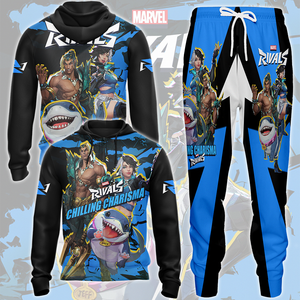 Marvel Rivals - Chilling Charisma Video Game All Over Printed T-shirt Tank Top Zip Hoodie Pullover Hoodie Hawaiian Shirt Beach Shorts Joggers   