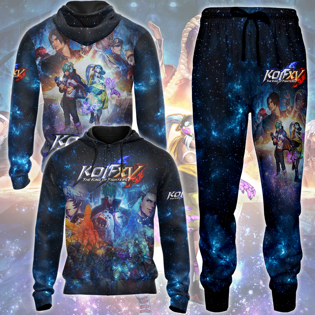 The King of Fighters Video Game All Over Printed T-shirt Tank Top Zip Hoodie Pullover Hoodie Hawaiian Shirt Beach Shorts Joggers