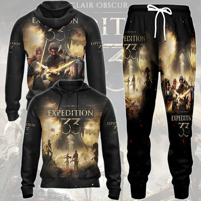 Clair Obscur: Expedition 33 Video Game All Over Printed T-shirt Tank Top Zip Hoodie Pullover Hoodie Hawaiian Shirt Beach Shorts Joggers