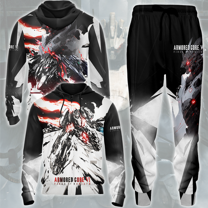 Armored Core VI: Fires of Rubicon Video Game All Over Printed T-shirt Tank Top Zip Hoodie Pullover Hoodie Hawaiian Shirt Beach Shorts Joggers