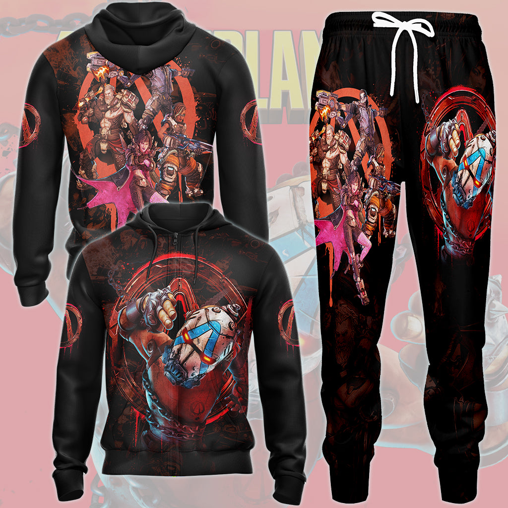 Borderlands 4 Video Game All Over Printed T-shirt Tank Top Zip Hoodie Pullover Hoodie Hawaiian Shirt Beach Shorts Joggers