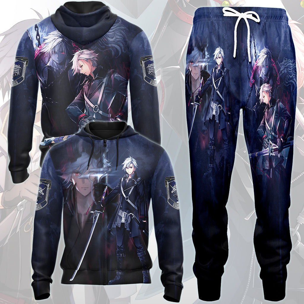 The Legend of Heroes: Trails of Cold Steel IV Rean Schwarzer Video Game All Over Printed T-shirt Tank Top Zip Hoodie Pullover Hoodie Hawaiian Shirt Beach Shorts Joggers