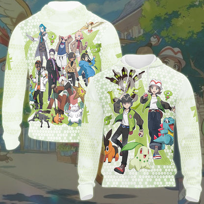 Pokemon Legends Z-A Video Game All Over Printed T-shirt Tank Top Zip Hoodie Pullover Hoodie Hawaiian Shirt Beach Shorts Joggers Zip Hoodie