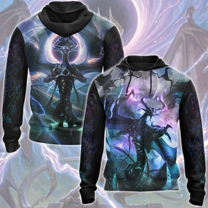 Magic: The Gathering Nicol Bolas Video Game All Over Printed T-shirt Tank Top Zip Hoodie Pullover Hoodie Hawaiian Shirt Beach Shorts Joggers Zip Hoodie S 