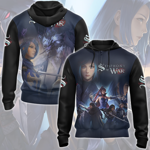 Symphony of War: The Nephilim Saga Video Game All Over Printed T-shirt Tank Top Zip Hoodie Pullover Hoodie Hawaiian Shirt Beach Shorts Joggers Zip Hoodie S 