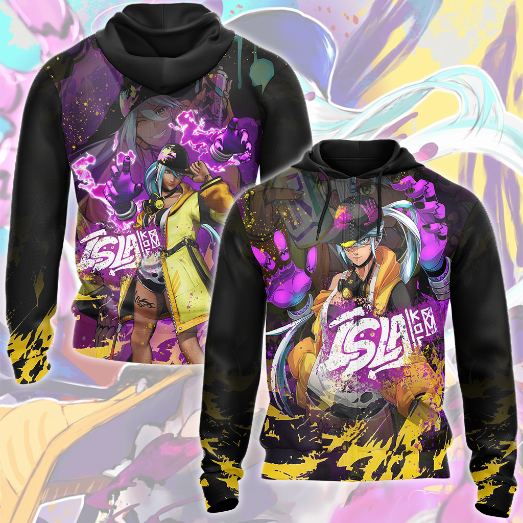 The King of Fighters XV Isla of Rubicon Video Game All Over Printed T-shirt Tank Top Zip Hoodie Pullover Hoodie Hawaiian Shirt Beach Shorts Joggers Zip Hoodie