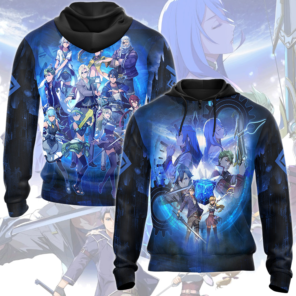 The Legend of Heroes: Trails Beyond the Horizon Video Game All Over Printed T-shirt Tank Top Zip Hoodie Pullover Hoodie Hawaiian Shirt Beach Shorts Joggers