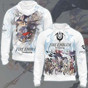 Fire Emblem Awakening Video Game All Over Printed T-shirt Tank Top Zip Hoodie Pullover Hoodie Hawaiian Shirt Beach Shorts Joggers Zip Hoodie S 