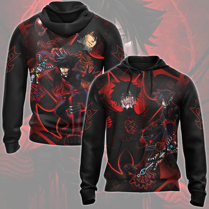 Kingdom Hearts Vanitas Video Game All Over Printed T-shirt Tank Top Zip Hoodie Pullover Hoodie Hawaiian Shirt Beach Shorts Joggers Zip Hoodie