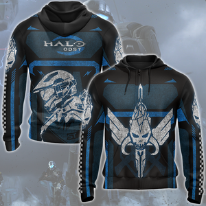 Halo: ODST Video Game All Over Printed T-shirt Tank Top Zip Hoodie Pullover Hoodie Hawaiian Shirt Beach Shorts Joggers Zip Hoodie S