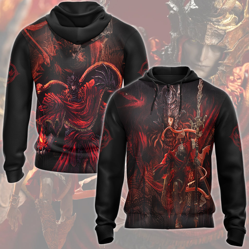 Elden Ring Messmer the Impaler Video Game All Over Printed T-shirt Tank Top Zip Hoodie Pullover Hoodie Hawaiian Shirt Beach Shorts Joggers