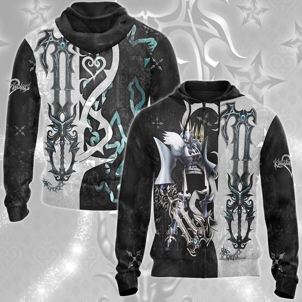 Kingdom Hearts The Gazing Eye (The Master's Eye) Keyblade Video Game All Over Printed T-shirt Tank Top Zip Hoodie Pullover Hoodie Hawaiian Shirt Beach Shorts Joggers Zip Hoodie