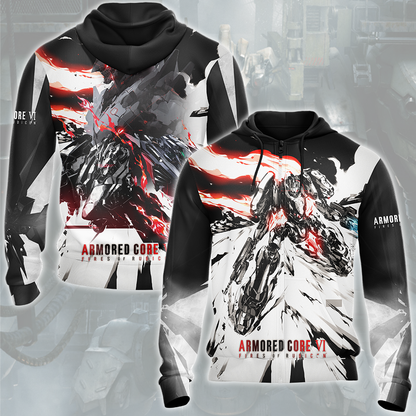 Armored Core VI: Fires of Rubicon Video Game All Over Printed T-shirt Tank Top Zip Hoodie Pullover Hoodie Hawaiian Shirt Beach Shorts Joggers Zip Hoodie