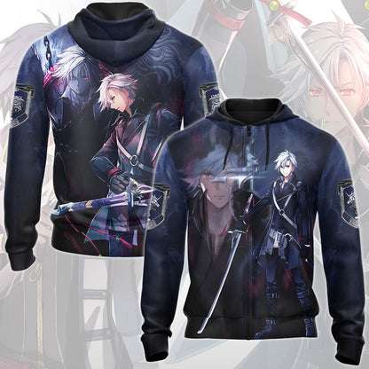 The Legend of Heroes: Trails of Cold Steel IV Rean Schwarzer Video Game All Over Printed T-shirt Tank Top Zip Hoodie Pullover Hoodie Hawaiian Shirt Beach Shorts Joggers Zip Hoodie