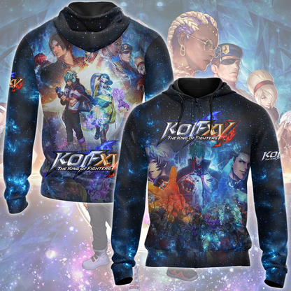 The King of Fighters Video Game All Over Printed T-shirt Tank Top Zip Hoodie Pullover Hoodie Hawaiian Shirt Beach Shorts Joggers Zip Hoodie