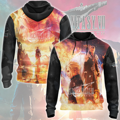 Final Fantasy VII Rebirth Video Game All Over Printed T-shirt Tank Top Zip Hoodie Pullover Hoodie Hawaiian Shirt Beach Shorts Joggers Zip Hoodie