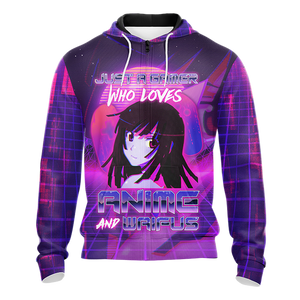 Just A Gamer Who Loves Anime And Waifus Unisex 3D T-shirt   