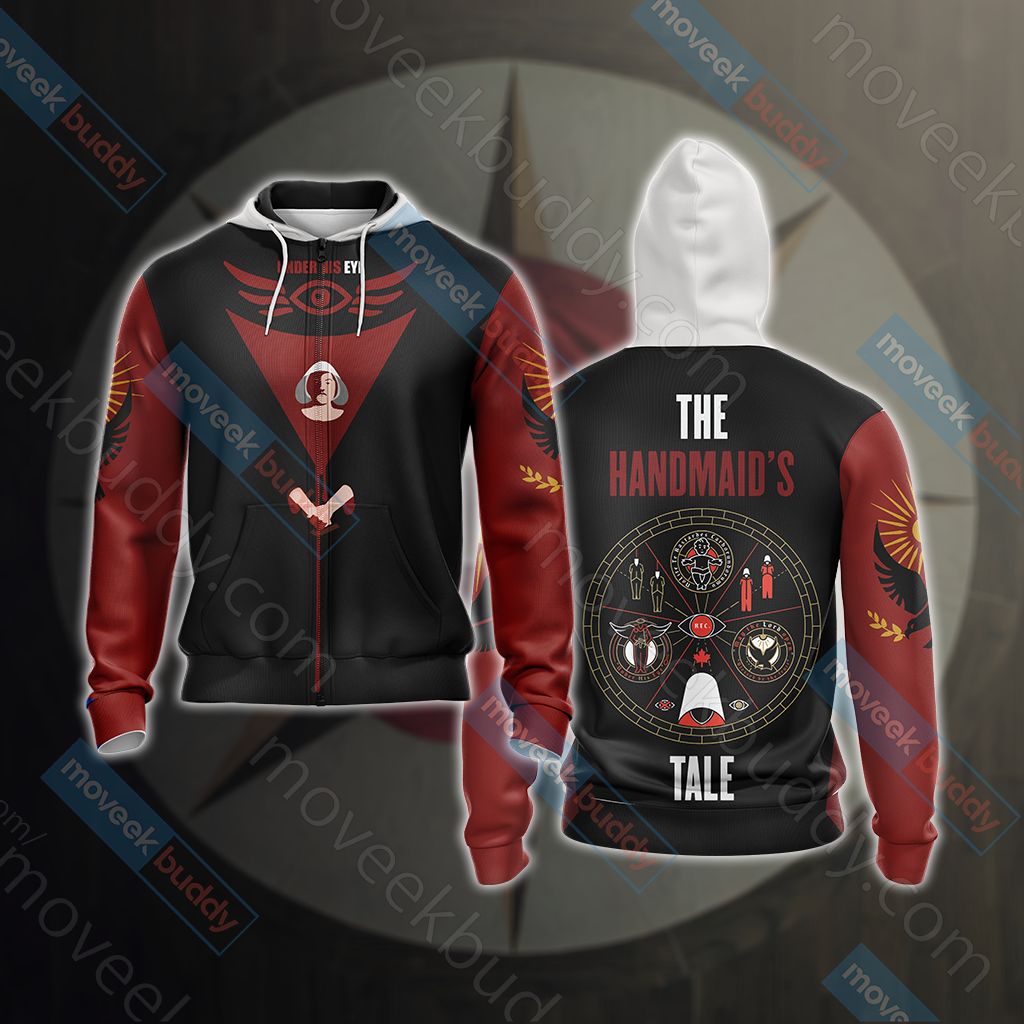 The Handmaid's Tale Unisex 3D T-shirt Zip Hoodie