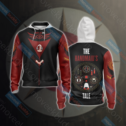 The Handmaid's Tale Unisex 3D T-shirt Zip Hoodie