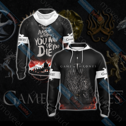 Game Of Thrones New Collection Unisex 3D T-shirt Zip Hoodie