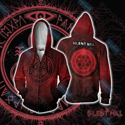 Silent Hill - Halo of the Sun Unisex 3D T-shirt Zip Hoodie