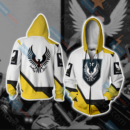 Halo - Spartans Unisex 3D T-shirt Zip Hoodie