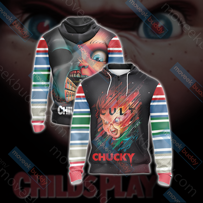 Chucky - Child’s Play Unisex 3D T-shirt Zip Hoodie