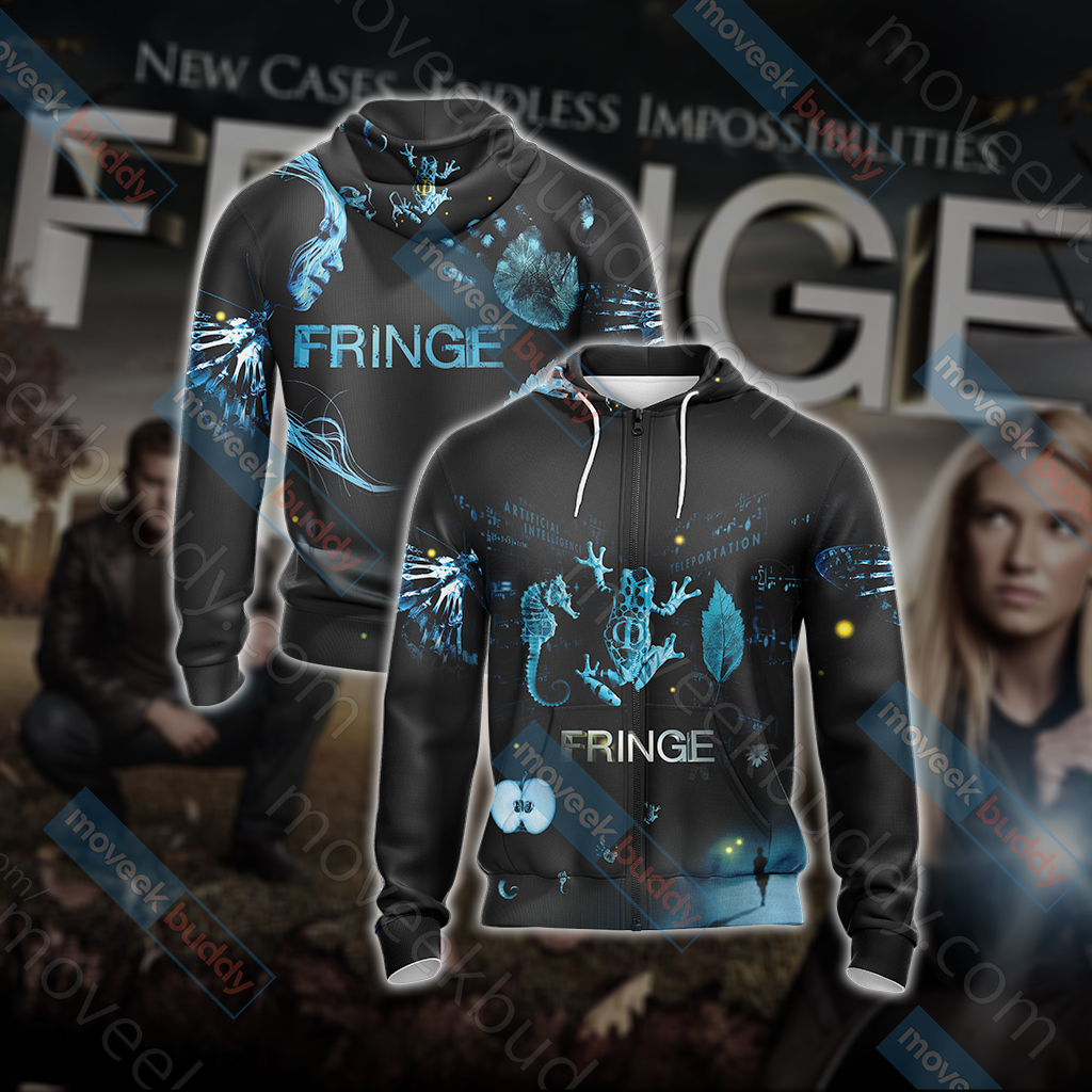Fringe (TV series) Unisex 3D T-shirt Zip Hoodie
