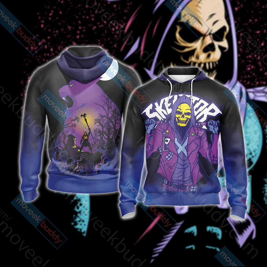 He-man Skeletor New Unisex 3D T-shirt Zip Hoodie