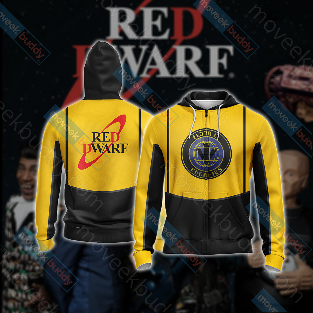 Red Dwarf - Floor 13 Canaries Unisex 3D T-shirt Zip Hoodie