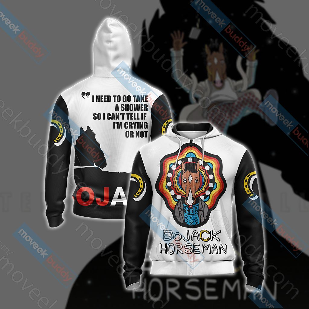 Bojack Horseman New Unisex 3D T-shirt Zip Hoodie